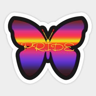 Pride Butterfly (no mercury) Sticker